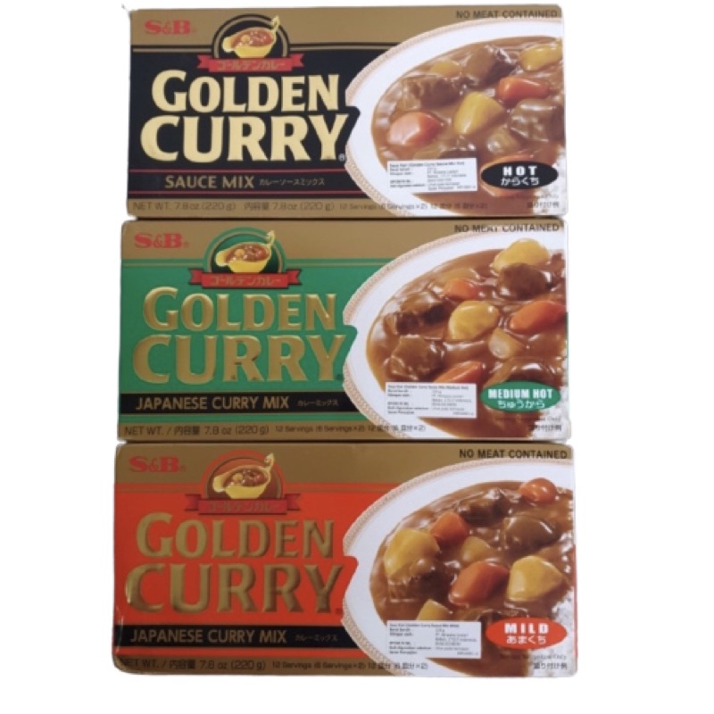 

S&B GOLDEN CURRY 220GR / S&B KARI JEPANG 220GR