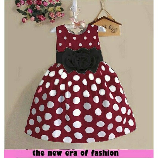 LQ DRESS KIDS POLKA / DR URSULA (RED)