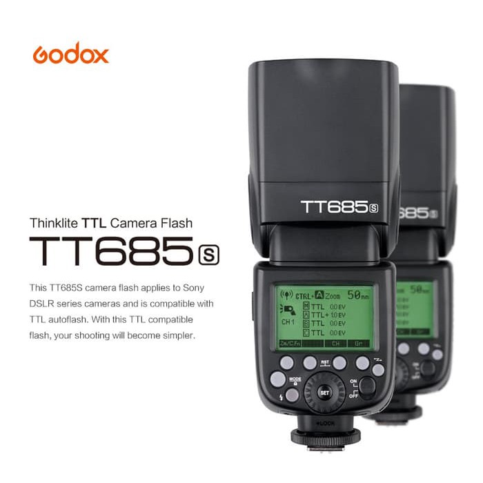 Lampu Flash Godox TT685 For Sony/Canon/Nikon