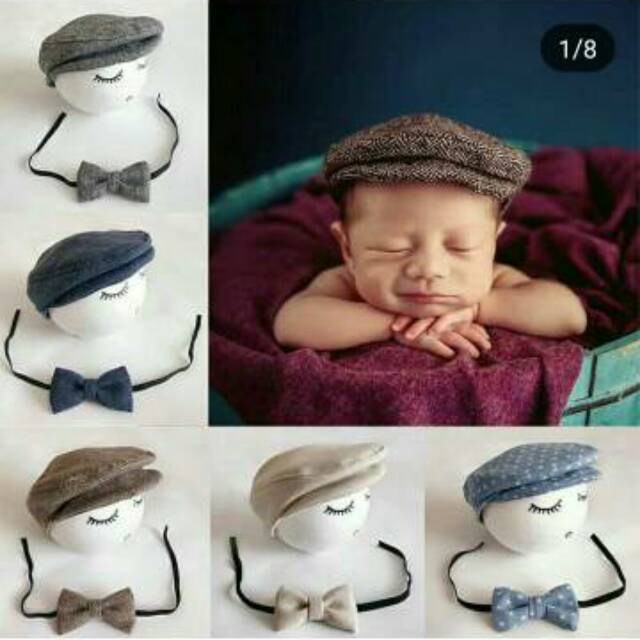 Set kostum gentleman ~ topi + dasi