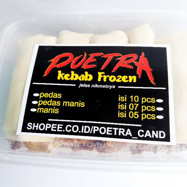 

Kebab frozen mini daging sapi premium (halal) isi 10,,kebab berkualitas dan harga terjangkau