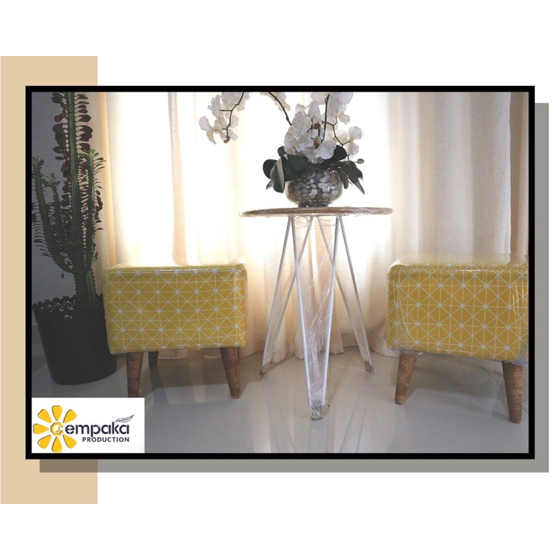 Sofa stool canvas medan