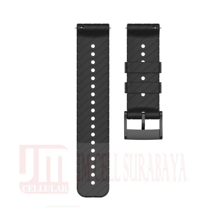 EL Tali Jam Tangan Suunto D5 - Rubber Silikon Black Buckle