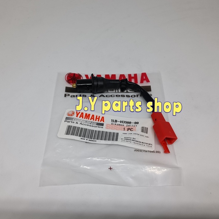 SWITCH SWIT LAMPU REM BELAKANG KIRI MIO J M3 S Z SOUL GT 115 GEAR 125 ORIGINAL YGP 1LB-H3980-00
