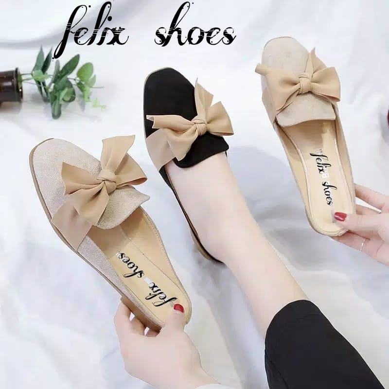SEPATU FLATSHOES PITA BUSTONG FF-08