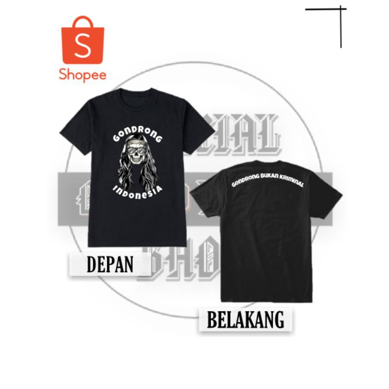 kaos / baju / t-shirt gondrong indonesia