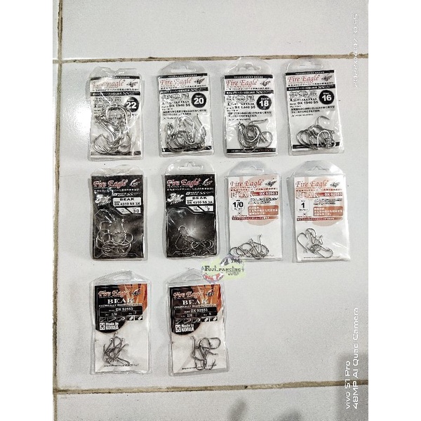 KAIL PANCING FIRE EANGLE   DX 4310 SS 3X | DX 1940 SS | DX 92553 SS.     -Dapat pelindung packing 3 