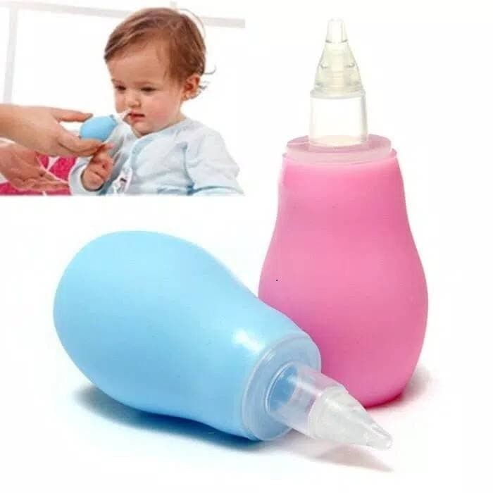 sedotan ingus bayi pembersih hidung baby/ nasal aspirator nose cleaner - Biru Muda