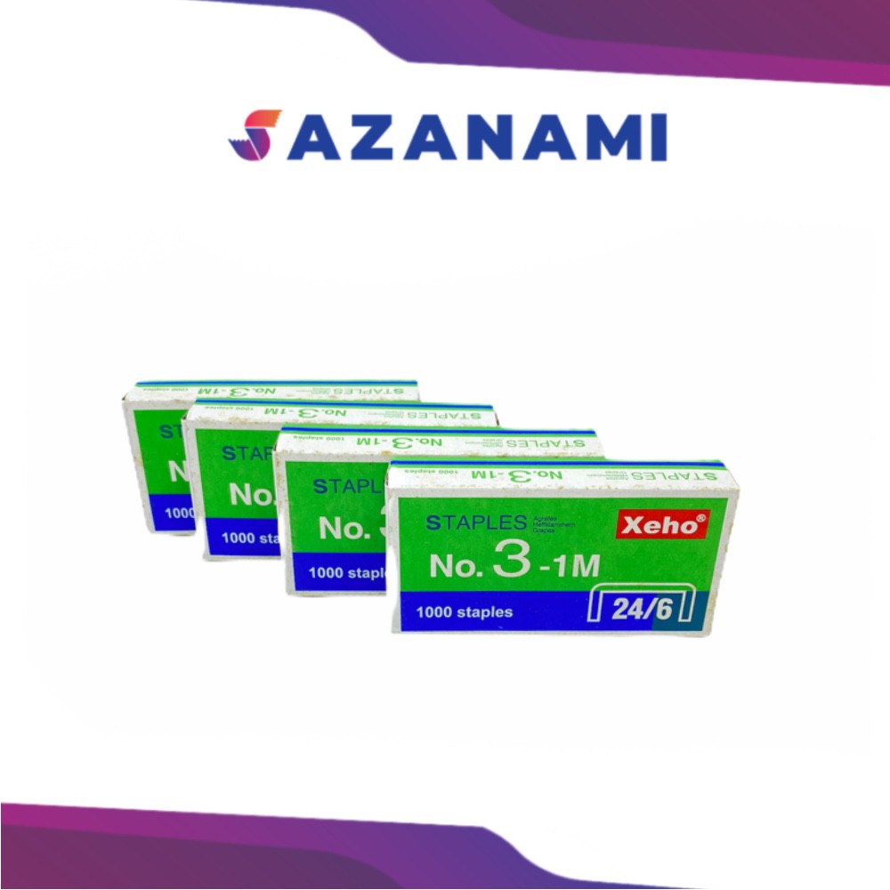 

1 PACK XEHO ISI STAPLES BESAR NO 3 XEHO REFILL STAPLER NO 3 HD 50