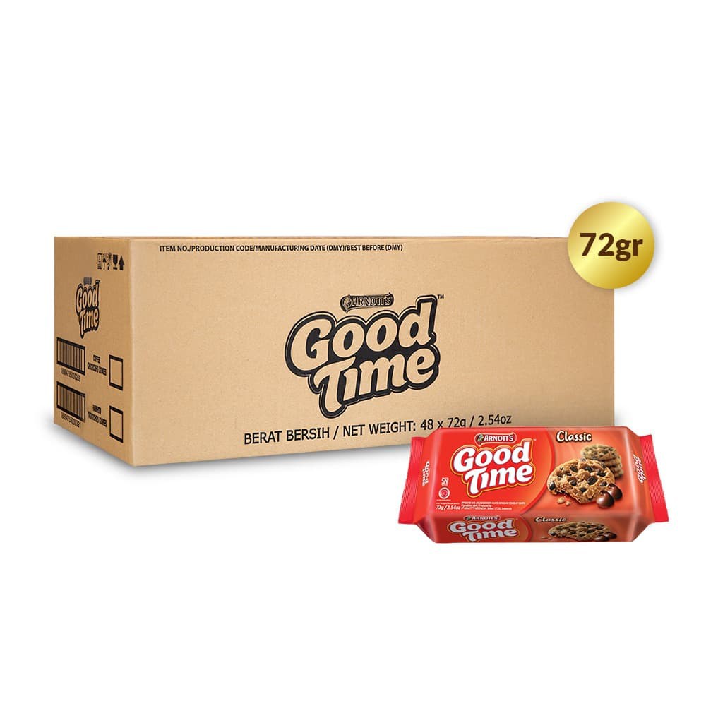 

PROMO ARNOTT'S GOOD TIME COOKIES CLASSIC - 1 CTN TERMURAH