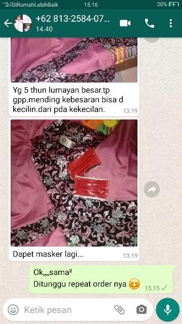 Batik Dilan Couple Keluarga Sarimbit Family Set Ayah Ibu Dan Anak