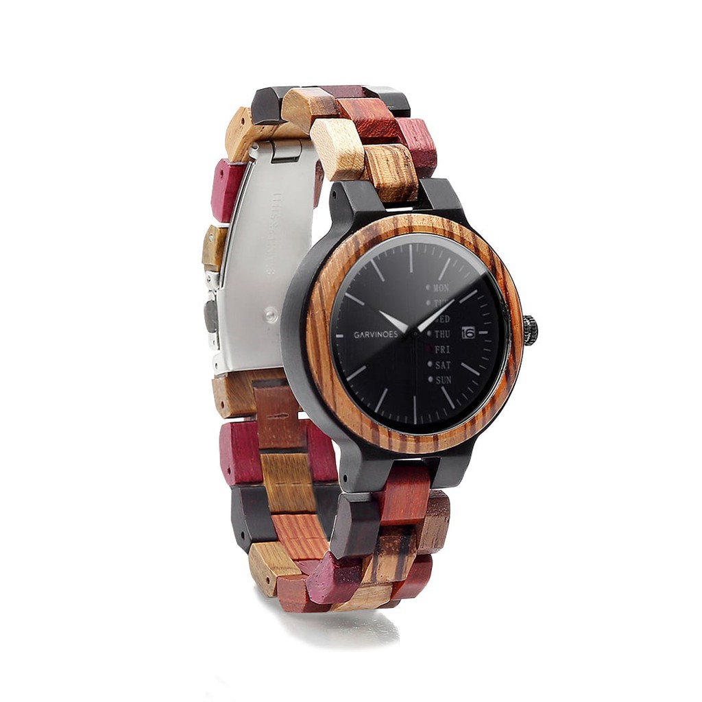 GARVINOES Merian Day-Date Jam Tangan Kayu Wanita 38 mm