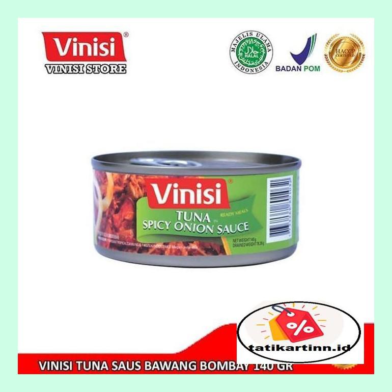 

T4Tksot Tuna Kaleng / Ikan Tuna / Vinisi Tuna Saus Bawang Bombay 140 Gr Sotytat