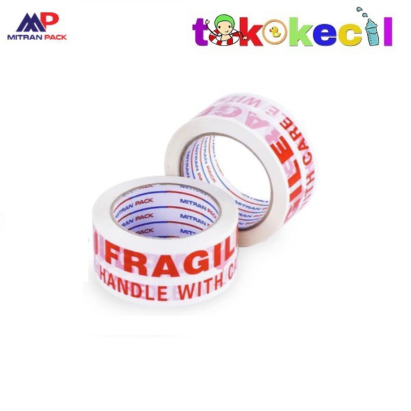 

Lakban FRAGILE Mitran Pack Plakban Solasi 48mm 2inch