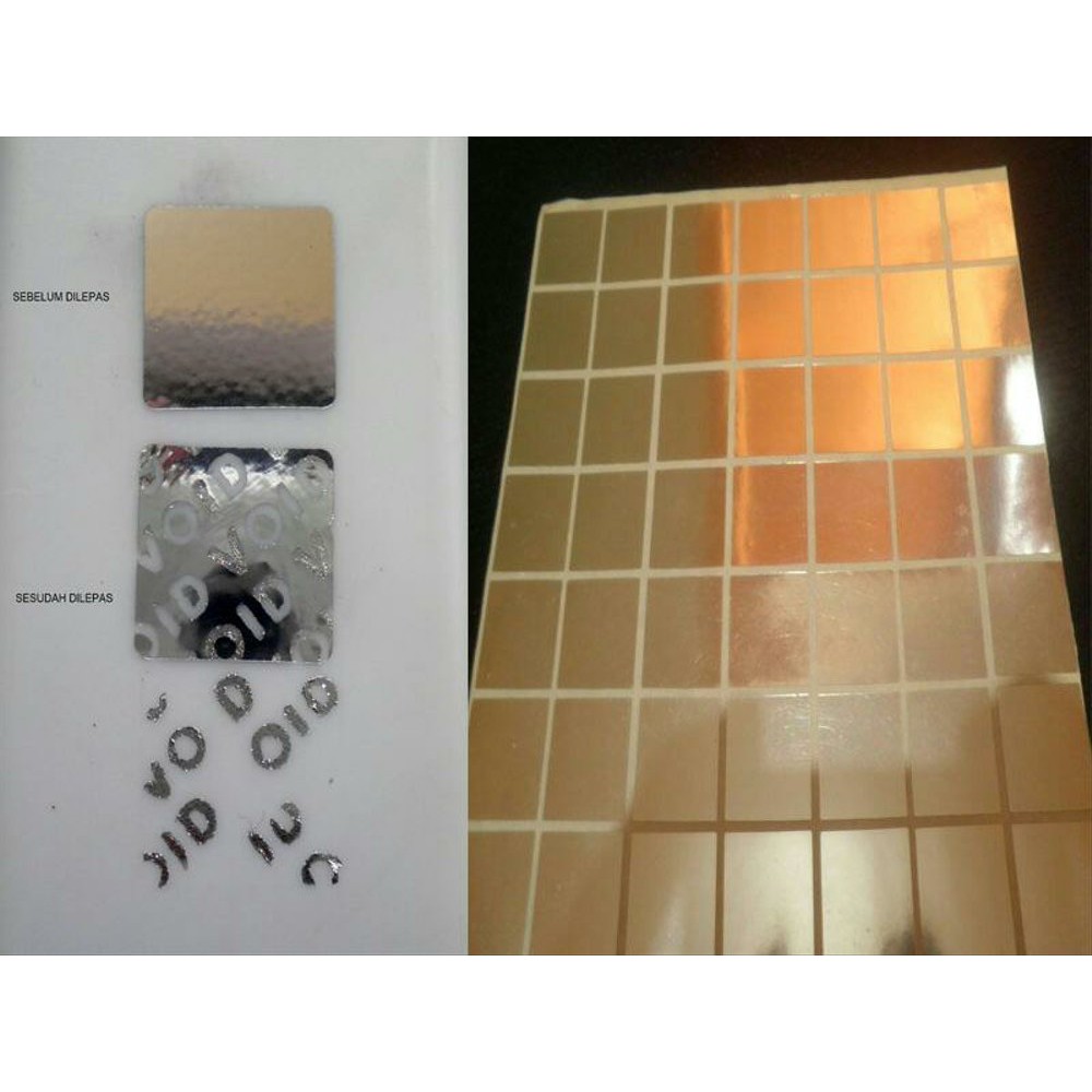 

Unik STIKER SEGEL SILVER VOID uk. 1,5cm x 1,5cm Murah