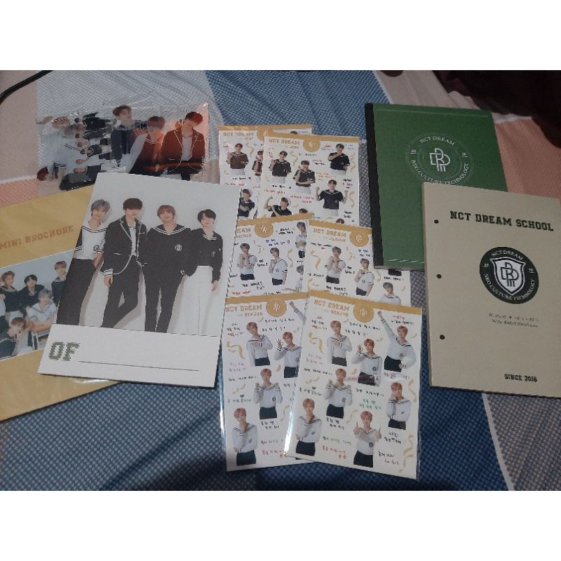 [baca deskripsi] sharing nct dream back to school kit b2skit jeno renjun jaemin haechan mark pc