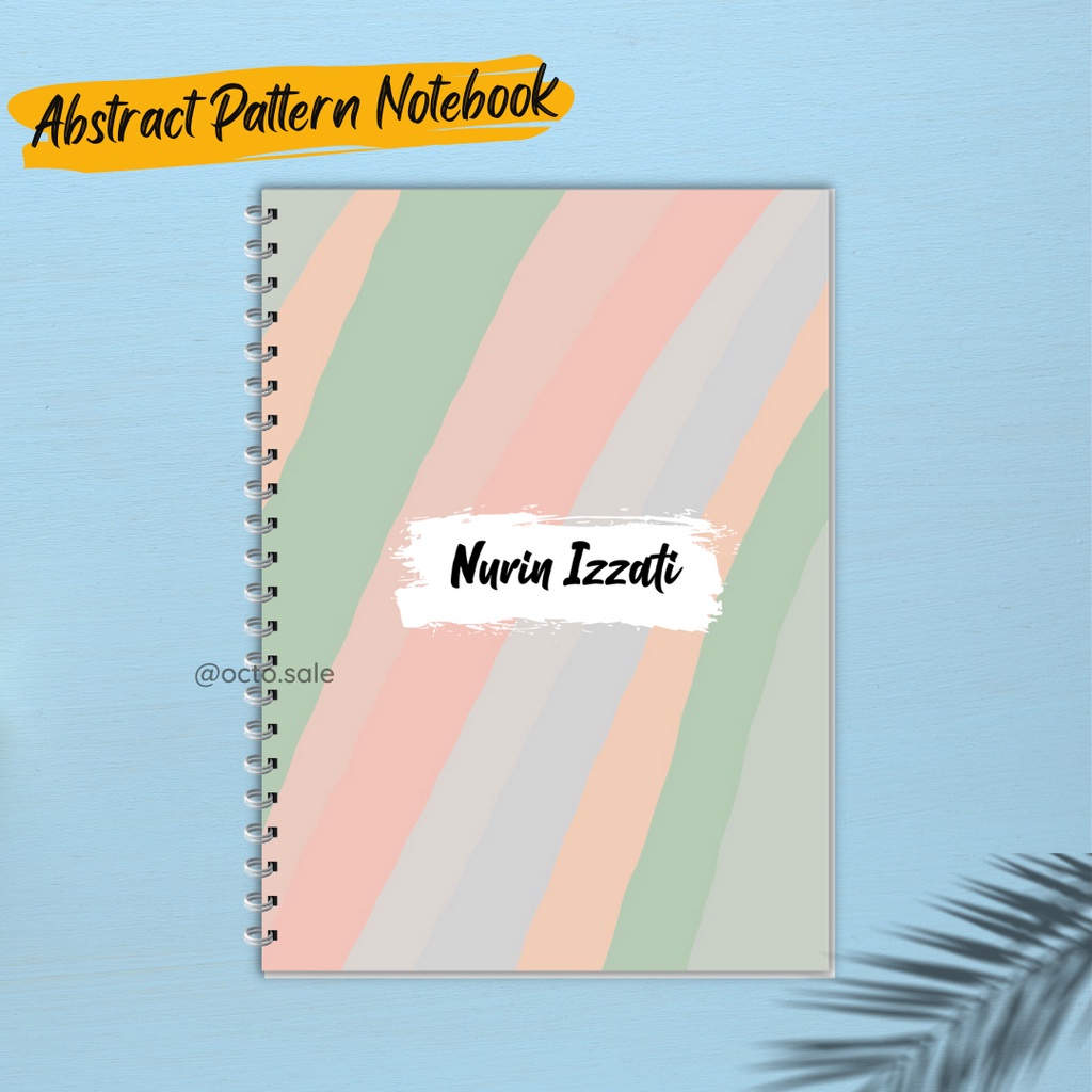 

Custom Nama Notebook 100 Halaman / Notebook Pelangi / Custom Notebook Pelangi / Notebook Abstract / Personal Custom Notebook / Custom Nama Notebook / Personalize Name Custom Notebook A5 100 Pages