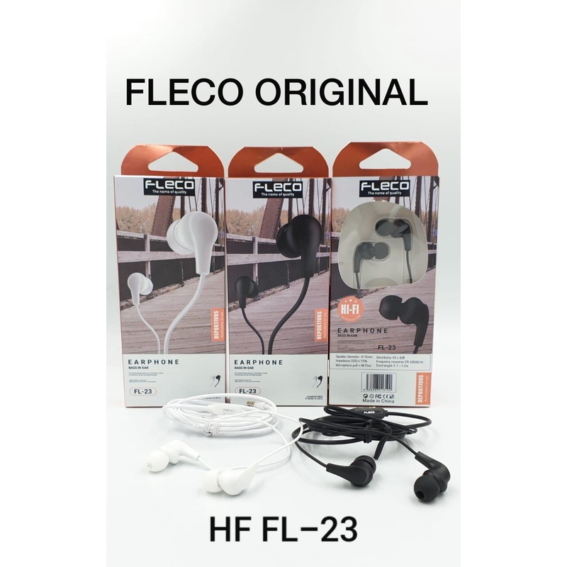 HANDSFREE FLECO FL22 / FL23 STEREO BASS EARPHONE HEADSET