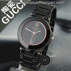 Dijual Jam Tangan Wanita Gucci Round High-Tech Ceramic_KW Super Diskon