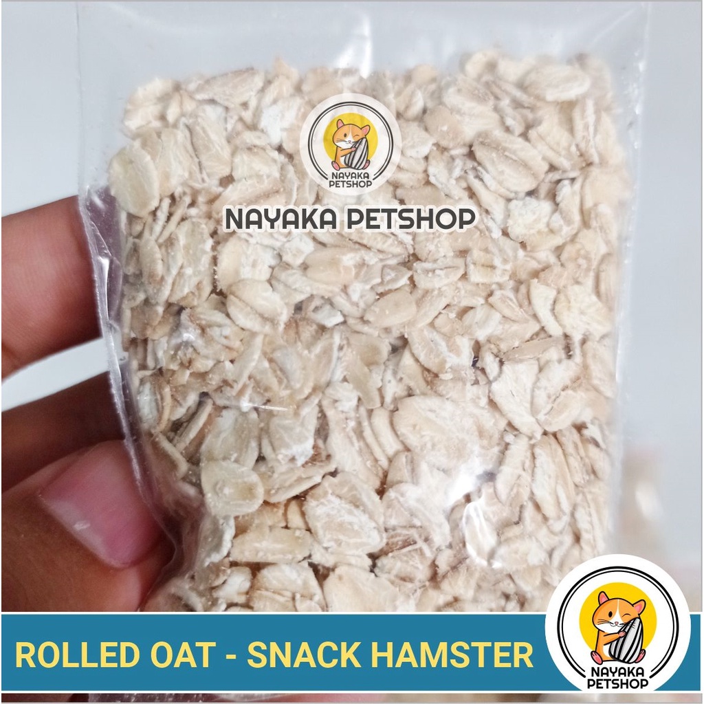 Snack Hamster Gandum Rolled Oat Cemilan Makanan Extra Food Pakan