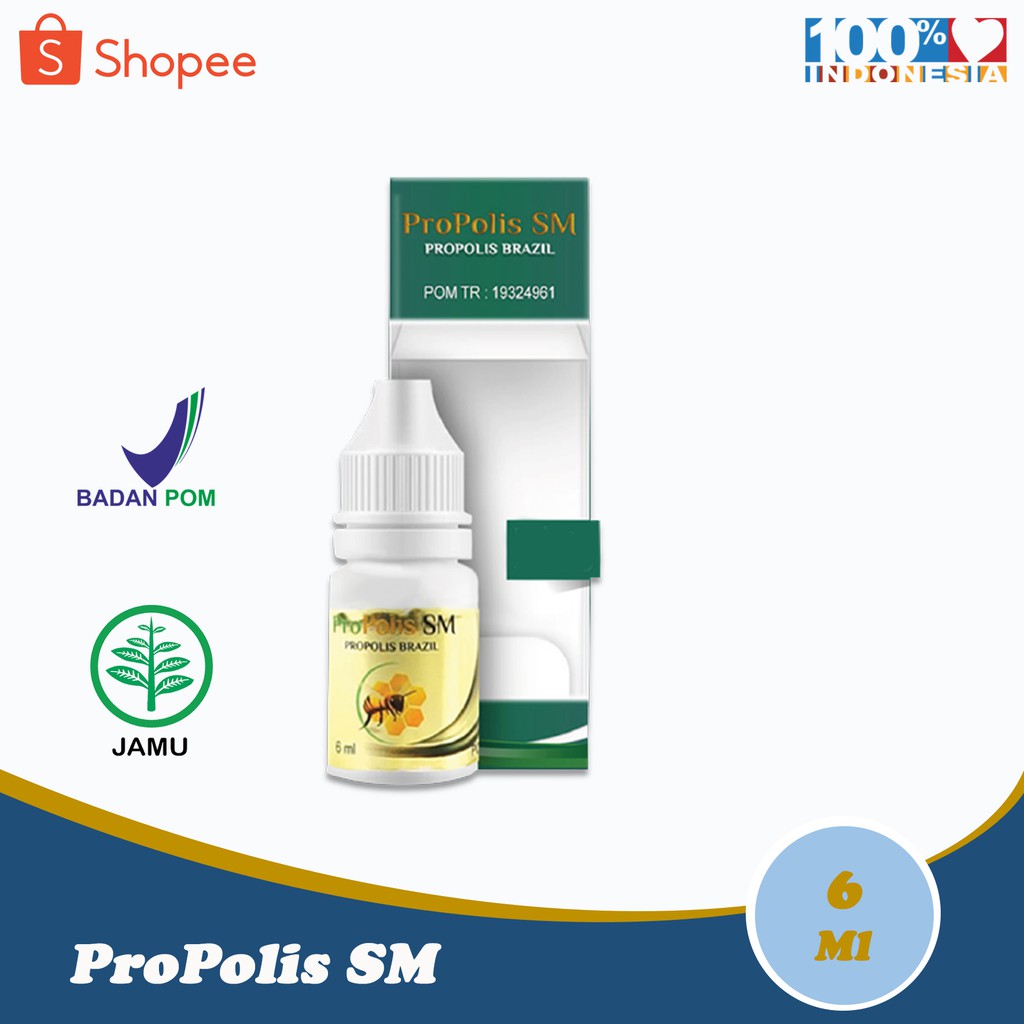 Obat Faty Liver, Perlemakan Hati, Steatosis, Gangguan Sirkulasi Darah - Propolis SM Brazil Original