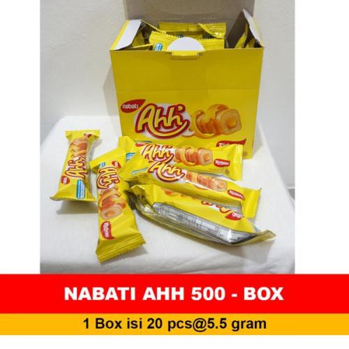 

Wafer Richeese Nabati Ahh isi 20 pcsc | Snack Cocok Untuk Anak - anak