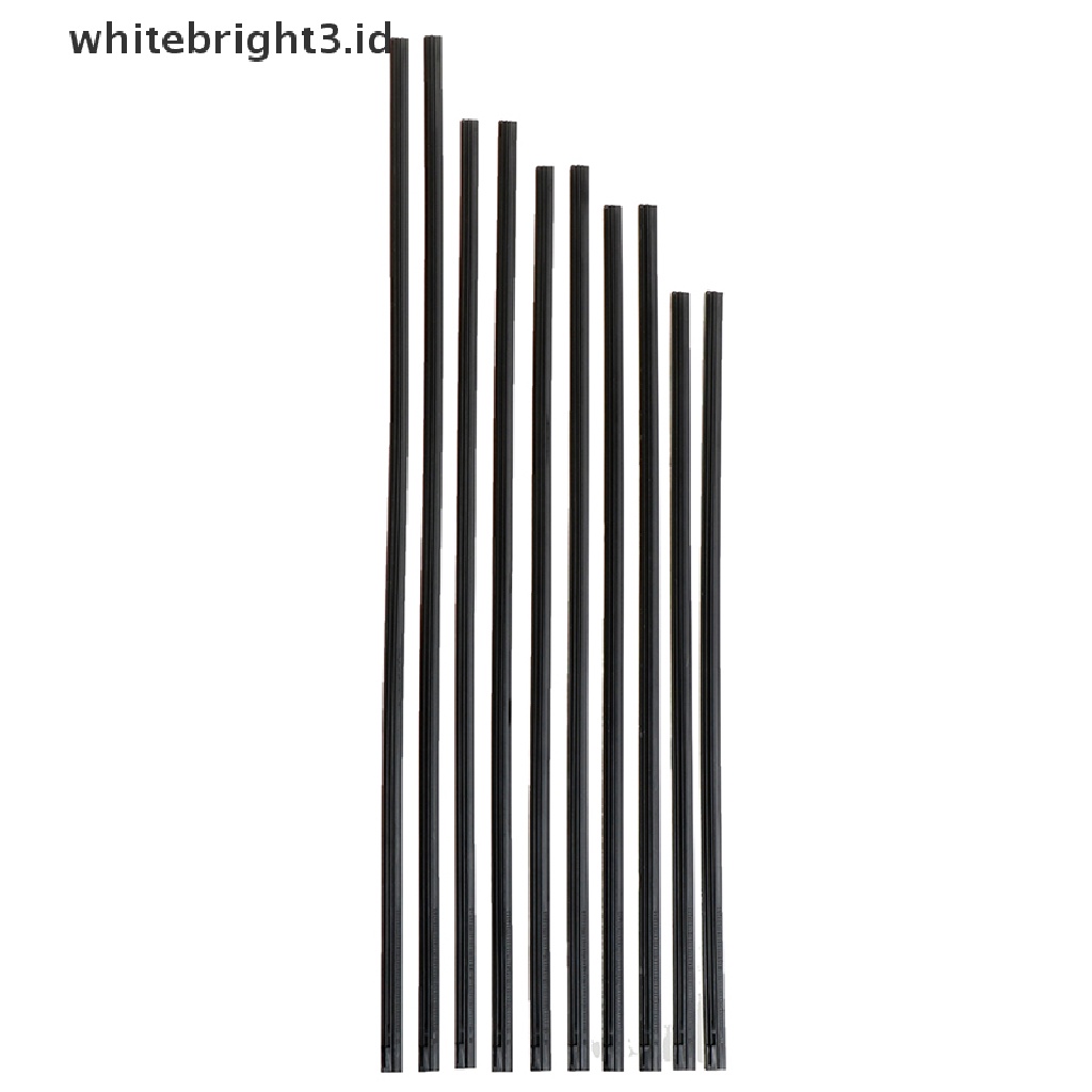 (whitebright3.id) 2pcs Strip Karet wiper Kaca Depan Mobil 6mm 14-22 &quot;