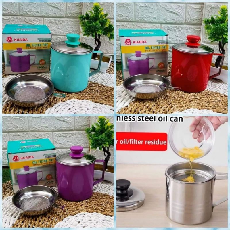 OIL POT WARNA / Tempat Saringan Minyak