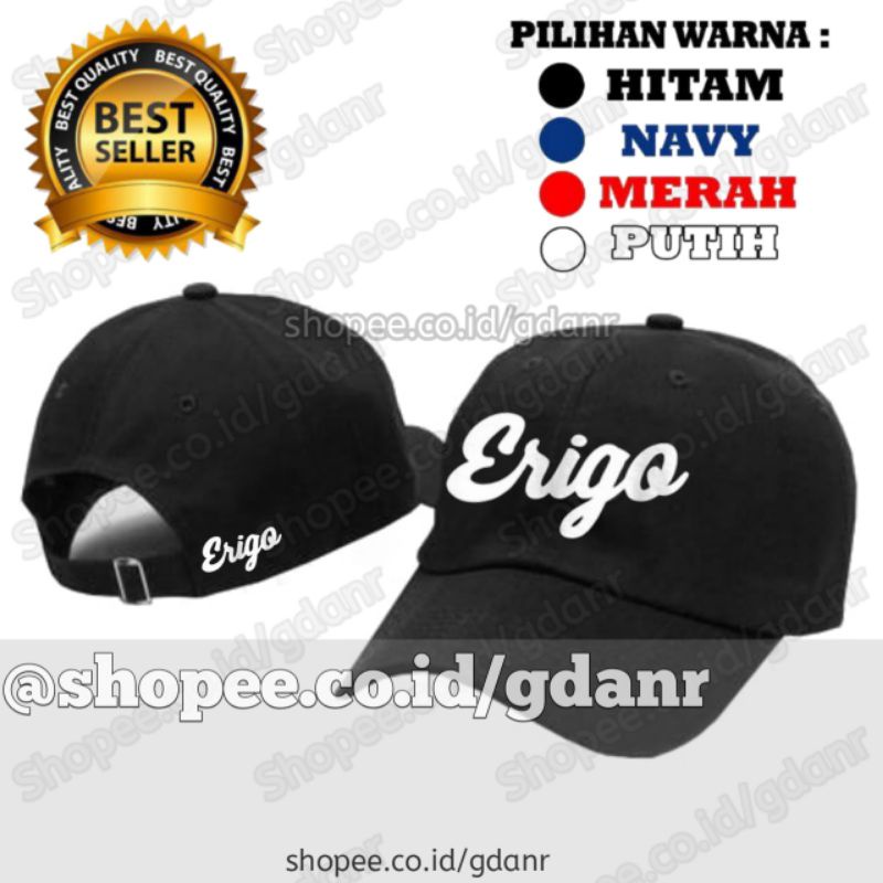 Topi Erigo Baseball - Topi Baseball Erigo
