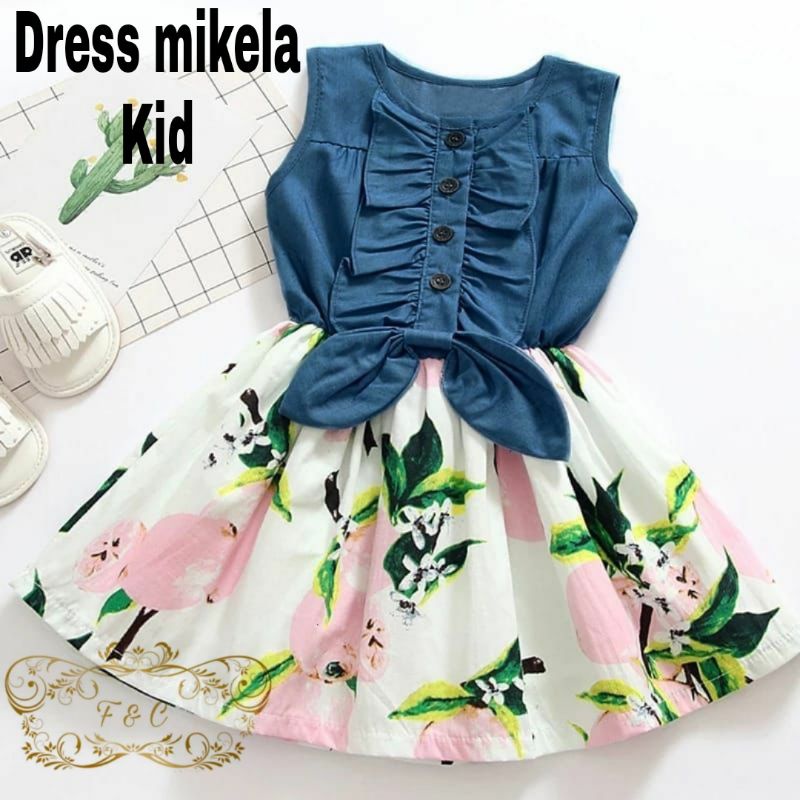 DRESS ROK FASHION KID ANAK MIKELA, KATUN BABYTERRY, DRESS ROK MAXY