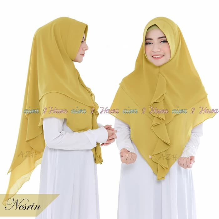 Paling Inspiratif Jilbab Ceruti 2 Layer Terbaru