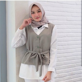 ALEMIA Baju Kekinian Murah Wanita Atasan Blouse Lengan ALEMIA Baju Kekinian Murah Wanita Atasan Blouse Lengan
