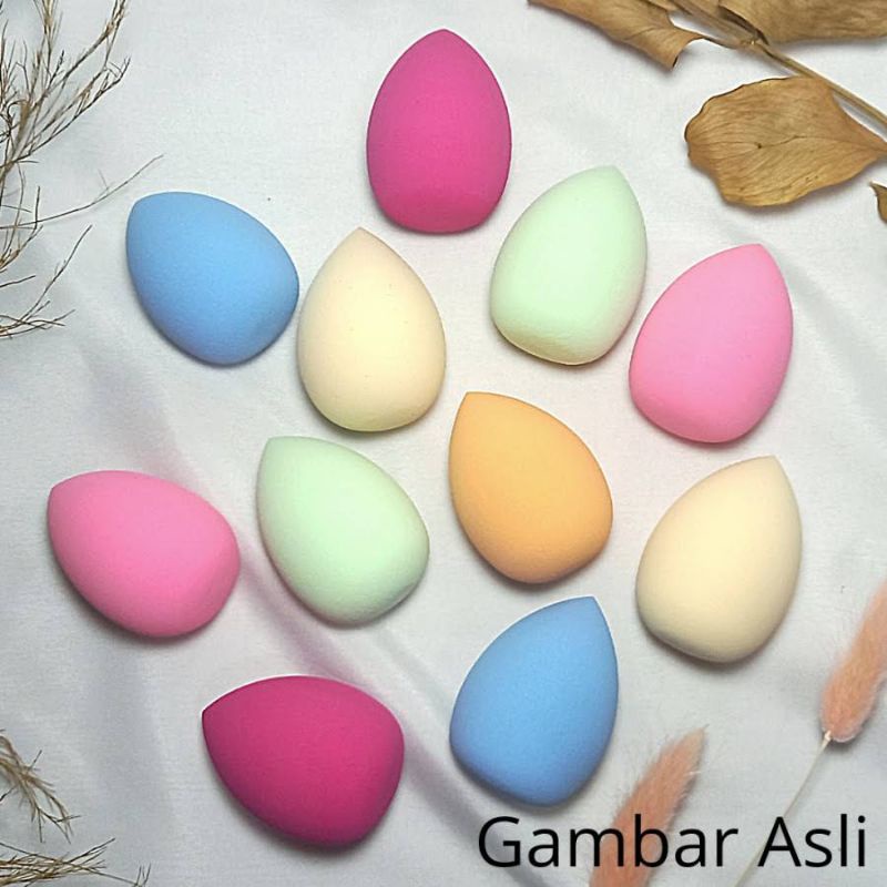 Spon Foundation Beauty Blender Makeup Bentuk Telur