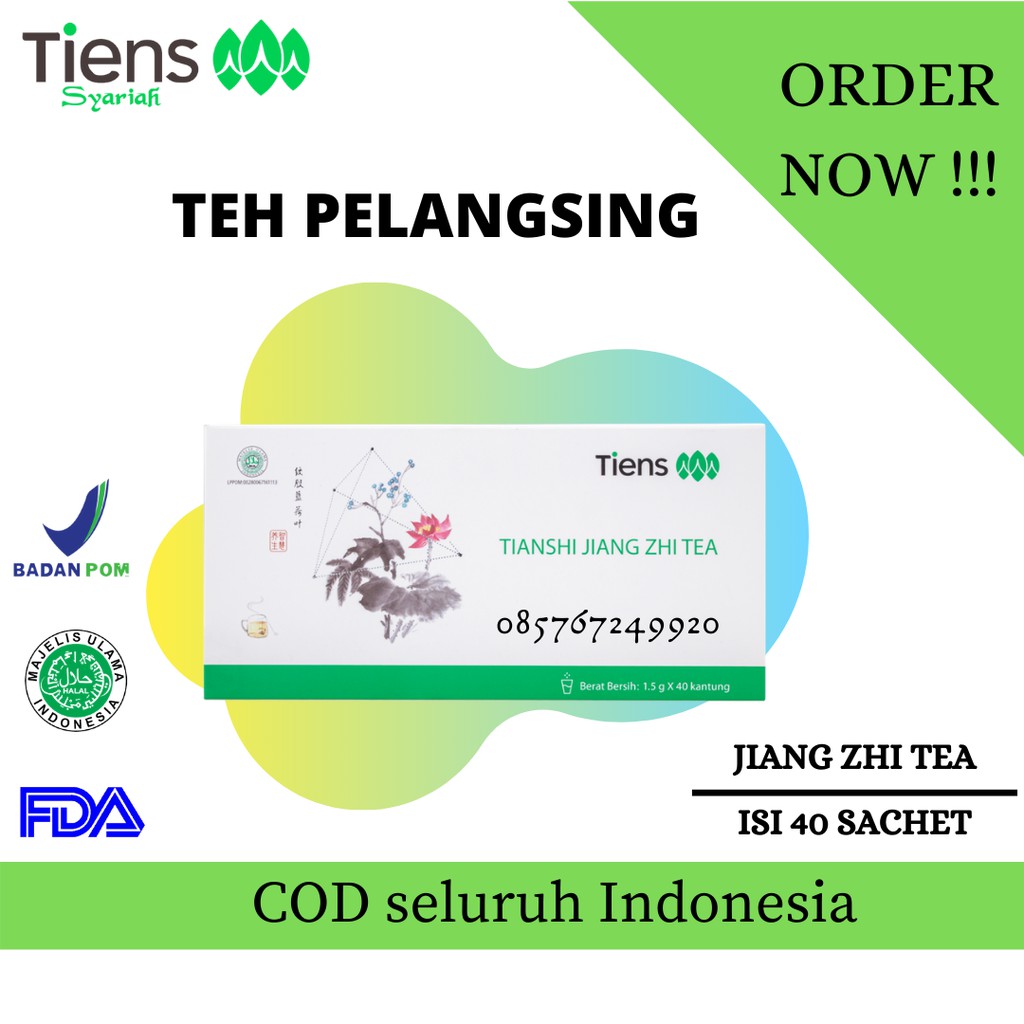 TIANSHI JIANG ZHI TEA TIENS ORIGINAL TEH HERBAL PELANGSING DIET