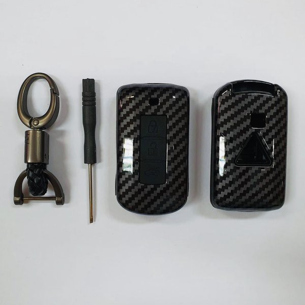 Casing Kunci Silicon Mobil Xpander Karbon Hitam