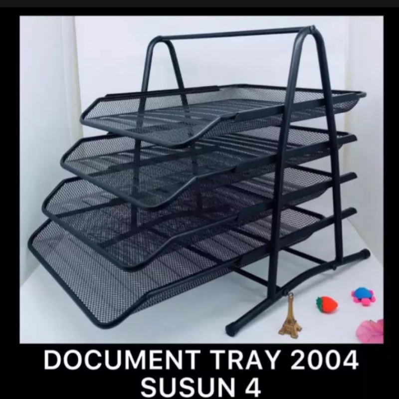 

LJK SHOP - BAK SURAT DOCUMENT TRAY 4 SUSUN JARING BESI