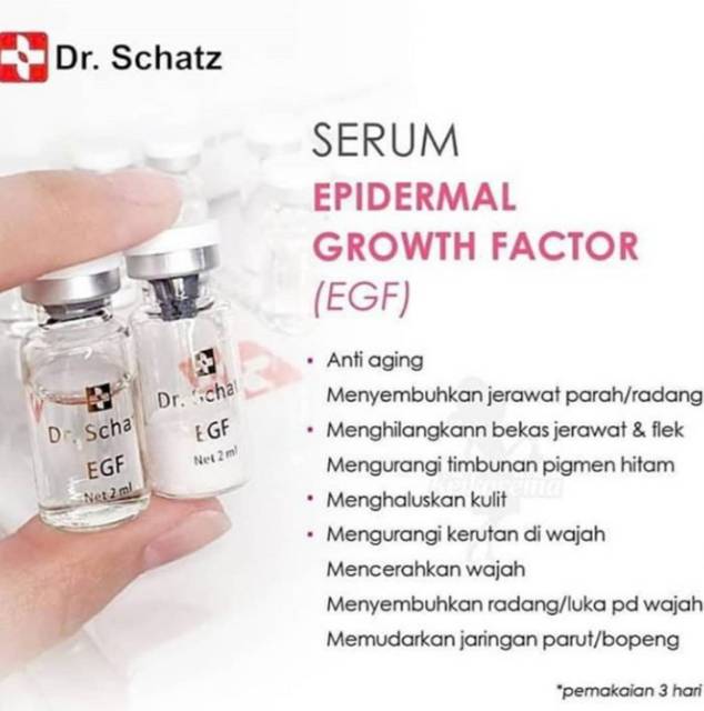 Dr.Schatz SERUM Made in Switzerland (serum EGF dan serum HA)