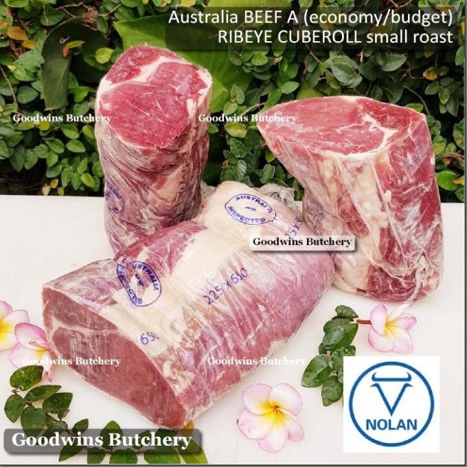 

1.2Kg Beef Cuberoll Ribeye Australia A Nolan Ecco Small Roast 1/3 Cut Yolavatika12