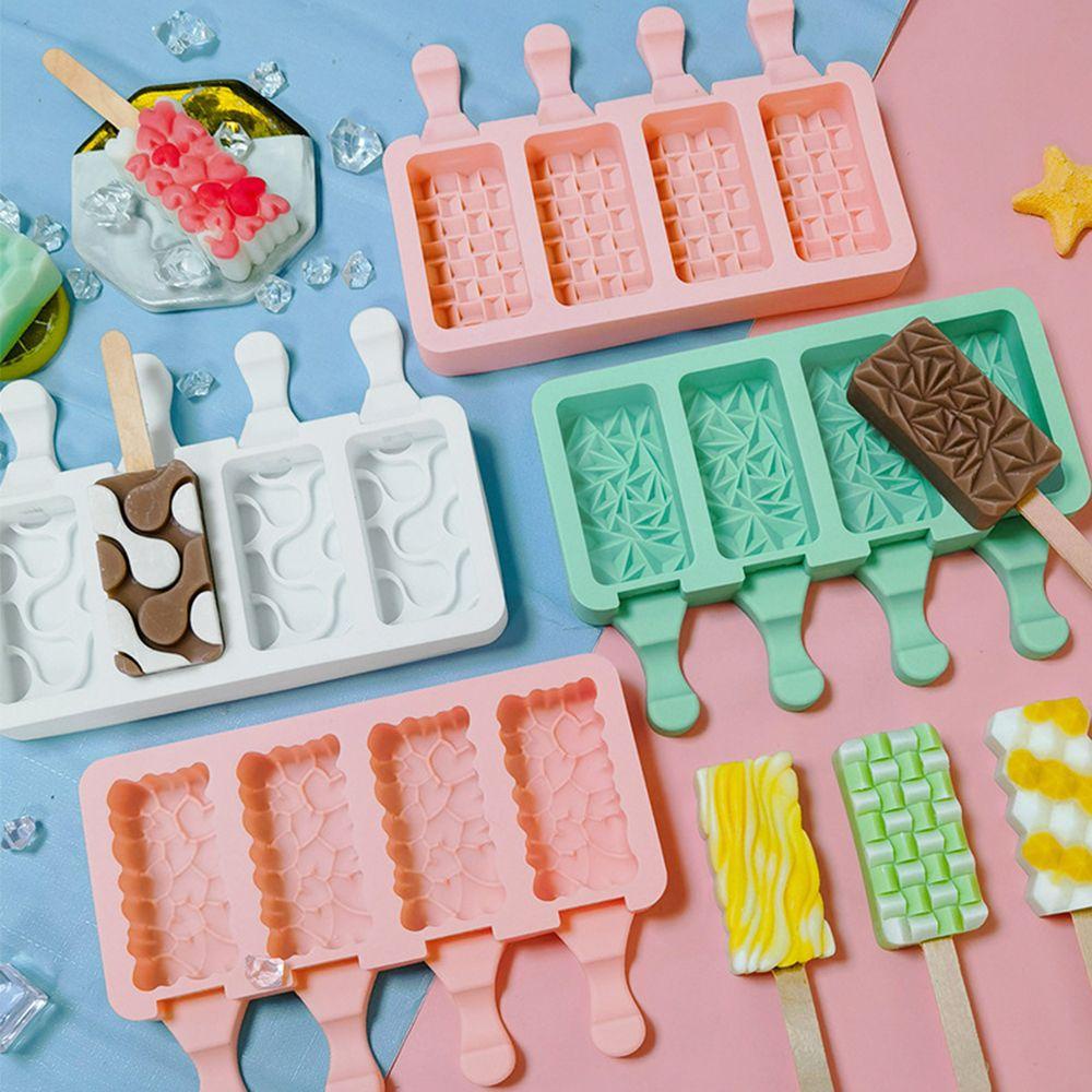 Solighter Cetakan Es Krim 3D Popsicle Mold Handmade Ice Cream Maker