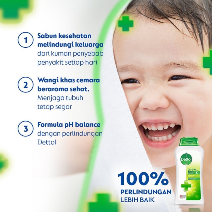 Dettol Body Wash Sabun Mandi Cair 410ml