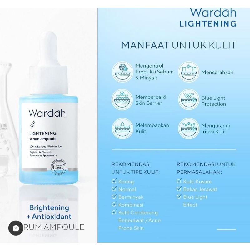 Wardah Lightening Serum Ampoule 30ml
