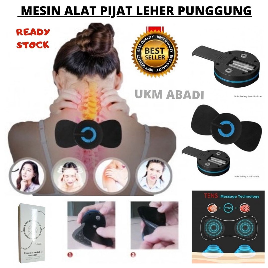 Smart Massager Alat Pijat Lehar Punggung Cervical Stimulator HQ-185 111