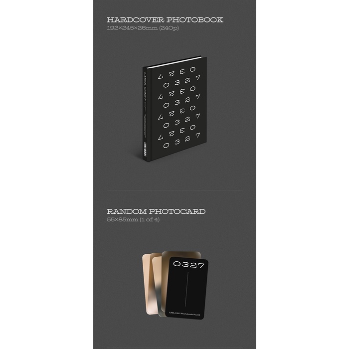 LISA - Photobook 0327 Vol.03 (YG select / weverse)