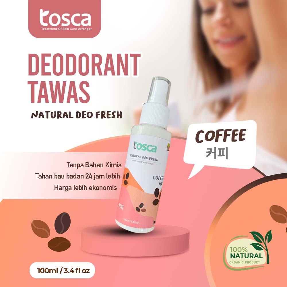 TOSCA DEODORANT SPRAY 100 ML NATURAL DEO FRESH