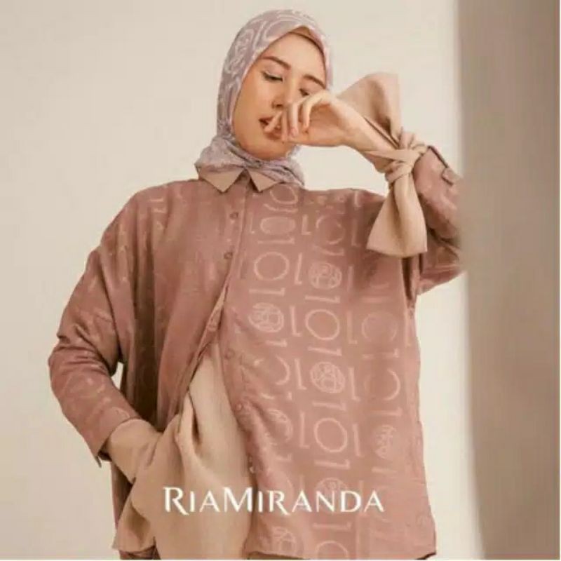 Riana Top Choco Ria Miranda Allsize