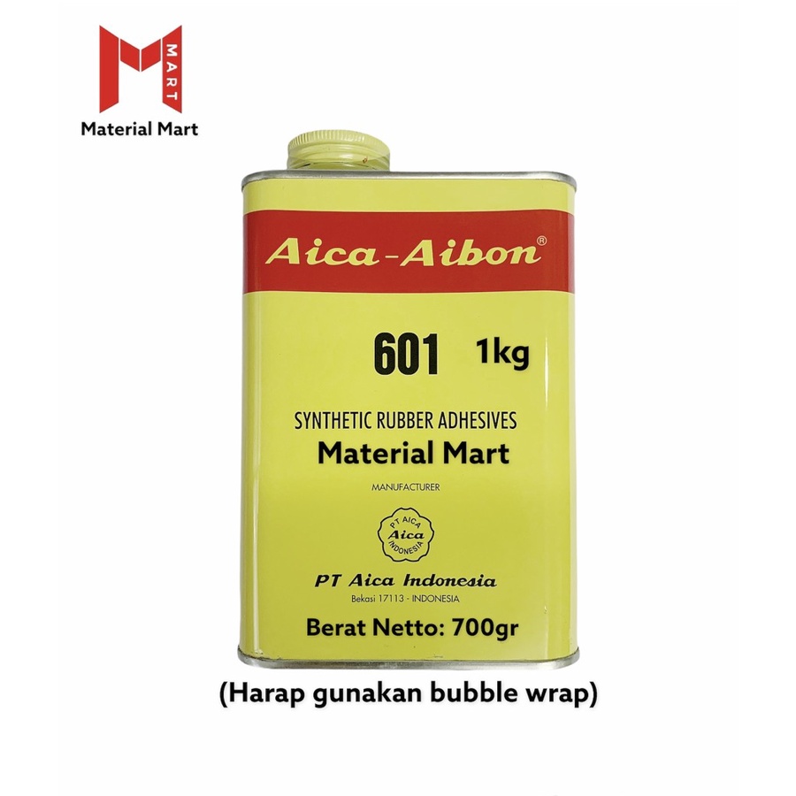 Lem Aica Aibon 500gr | Perekat Aica Aibon 1 Kg | Lem Kuning 500 Gram |Material Mart