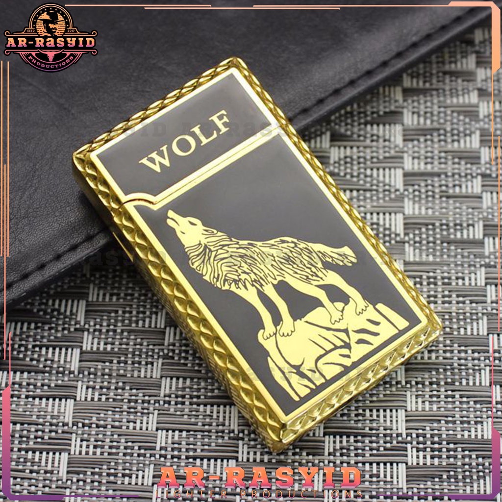 Mancis Antik Korek Api Las Gas Gold Fangjin Lighter FJ-7065