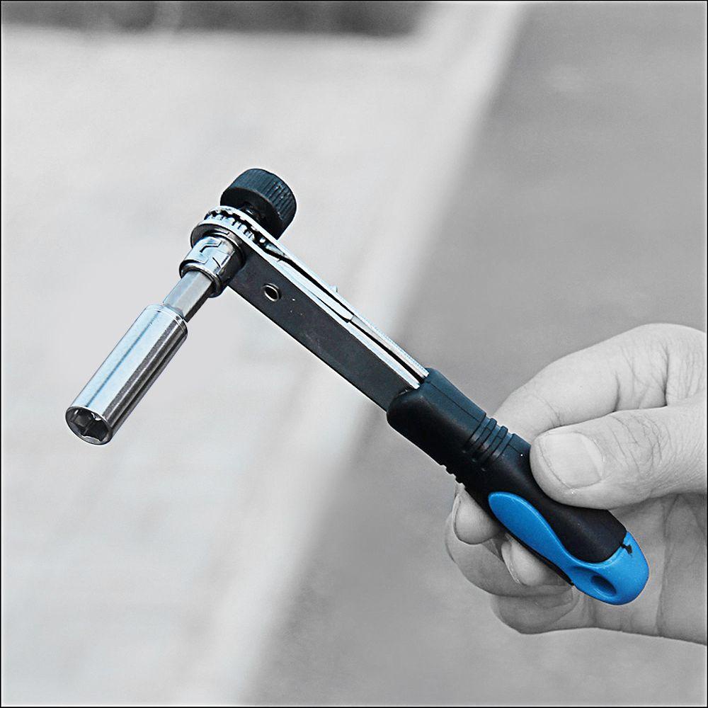 Populer Ratchet Bits Kit Alat Perbaikan Multifungsi Quick Wrench Socket Extension Rod