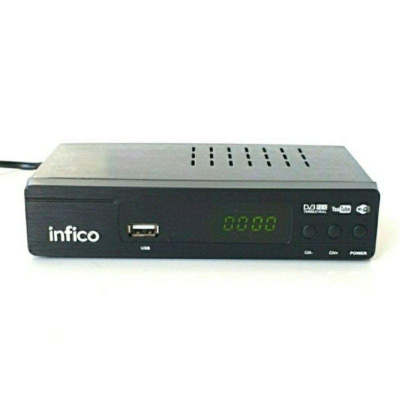 SET TOP BOX DVB T2 INFICO ITB-202 RECEIVER TV DIGITAL