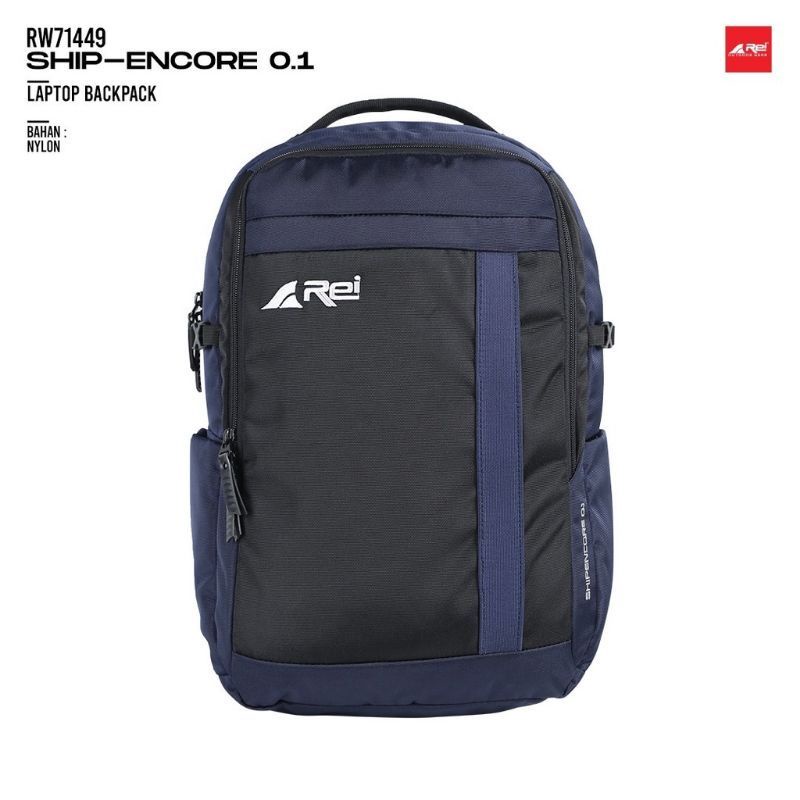 Tas ransel pria tas gendong pria Rei SHIP-ENCORE 0.1 RERBARU tas kerja tas LEPTOP 14inc tas kerja pr